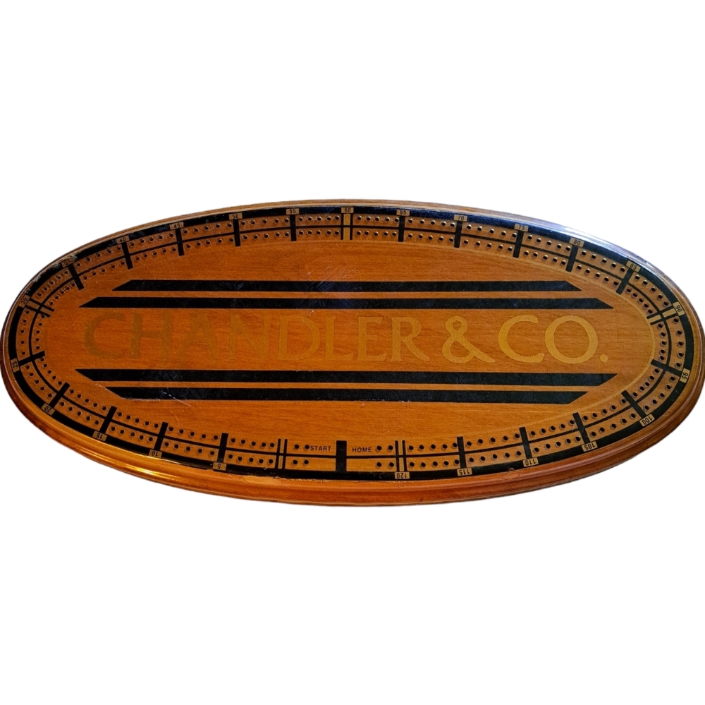 Vintage Chandler & Co Cribbage Board